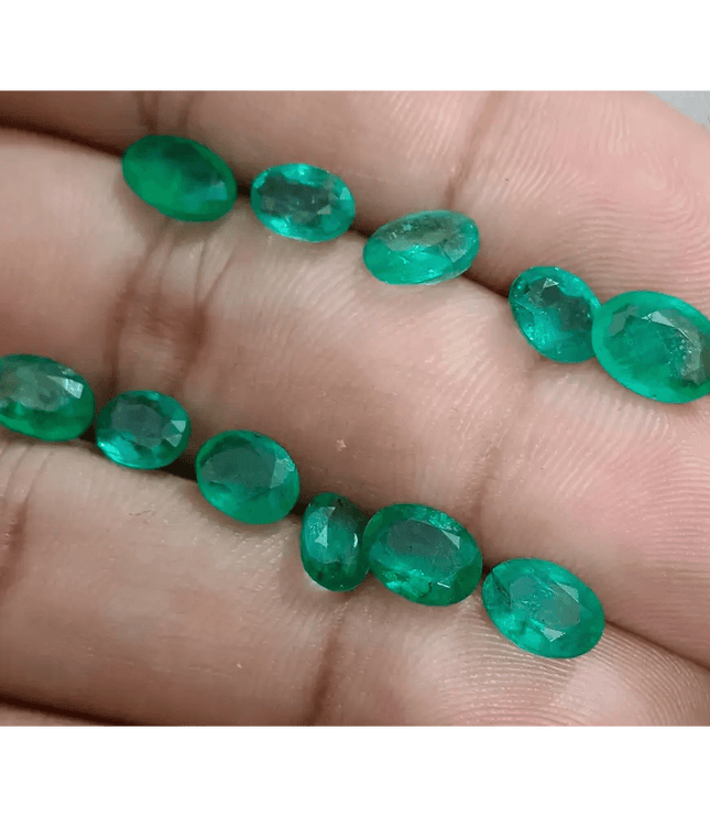 11.28ct Good Quality Emerald Parcel, Natural Gemstones - SMSGEMS 