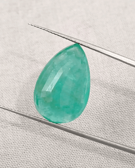 11.65ct Zambian Emerald, Natural Gemstone - SMSGEMS 