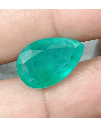 11.65ct Zambian Emerald, Natural Gemstone - SMSGEMS 