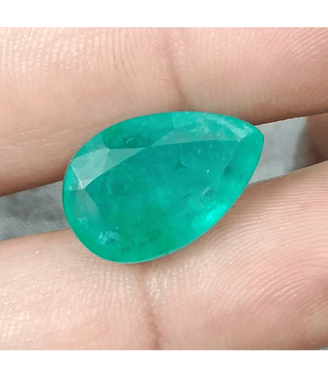 11.65ct Zambian Emerald, Natural Gemstone - SMSGEMS 