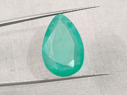 11.65ct Zambian Emerald, Natural Gemstone - SMSGEMS 