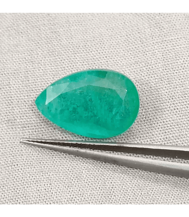 11.65ct Zambian Emerald, Natural Gemstone - SMSGEMS 