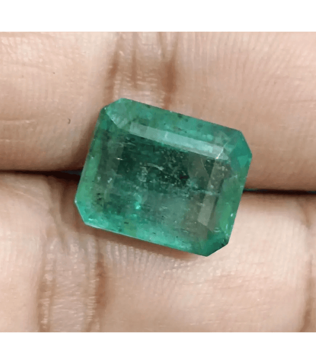 Zambian Emerald Cut 95ct Certified Big Size Emerald - SMSGEMS 