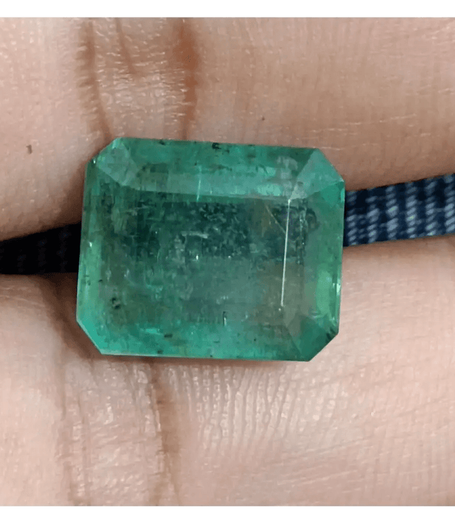 Zambian Emerald Cut 95ct Certified Big Size Emerald - SMSGEMS 