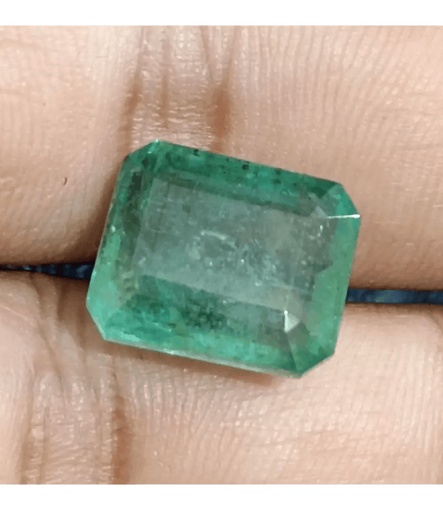 Zambian Emerald Cut 95ct Certified Big Size Emerald - SMSGEMS 