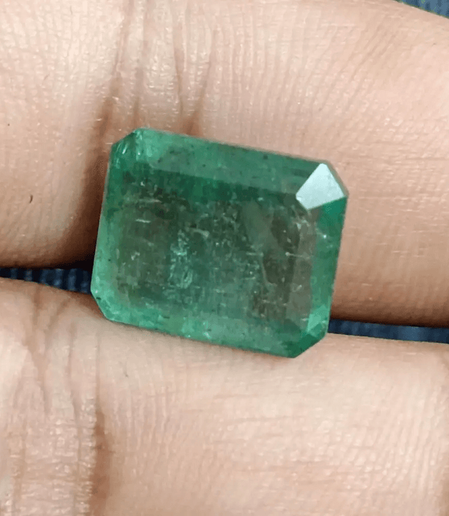 Zambian Emerald Cut 95ct Certified Big Size Emerald - SMSGEMS 