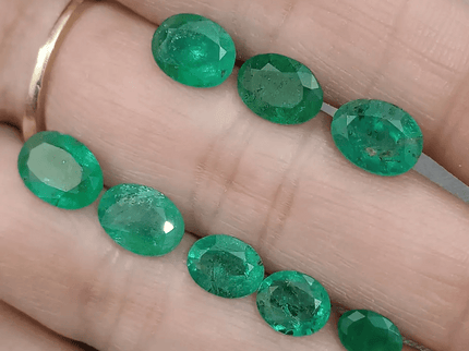 12.26ct Emerald Parcel, Natural Gemstones - SMSGEMS 