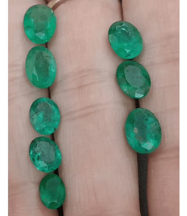 12.26ct Emerald Parcel, Natural Gemstones - SMSGEMS 