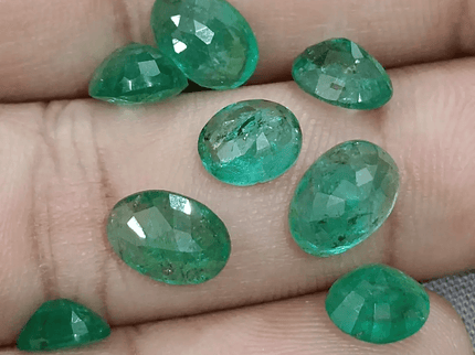 12.26ct Emerald Parcel, Natural Gemstones - SMSGEMS 