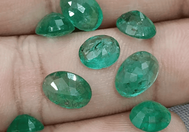 12.26ct Emerald Parcel, Natural Gemstones - SMSGEMS 