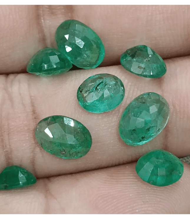 12.26ct Emerald Parcel, Natural Gemstones - SMSGEMS 