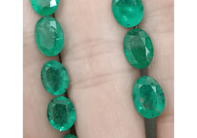 12.26ct Emerald Parcel, Natural Gemstones - SMSGEMS 