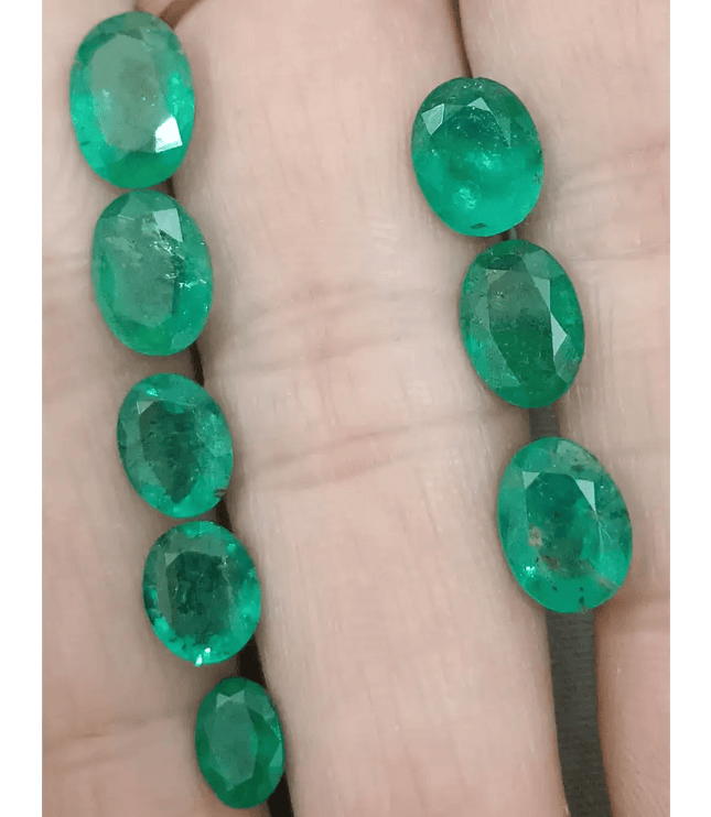 12.26ct Emerald Parcel, Natural Gemstones - SMSGEMS 