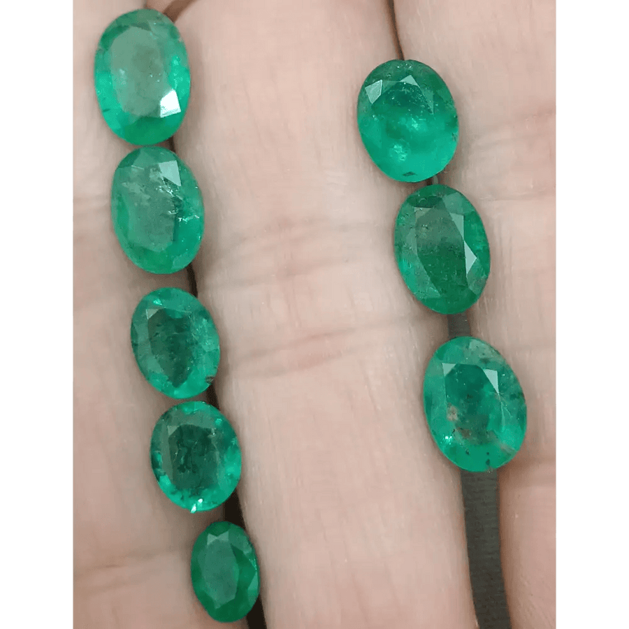 12.26ct Emerald Parcel, Natural Gemstones - SMSGEMS 