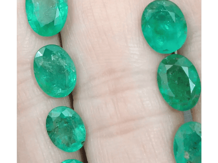 12.26ct Emerald Parcel, Natural Gemstones - SMSGEMS 