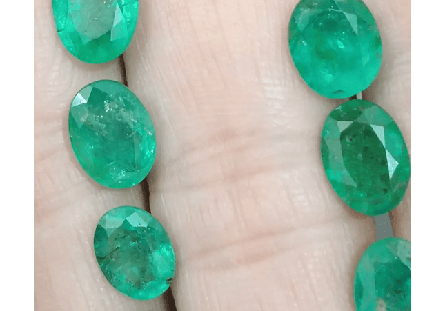 12.26ct Emerald Parcel, Natural Gemstones - SMSGEMS 