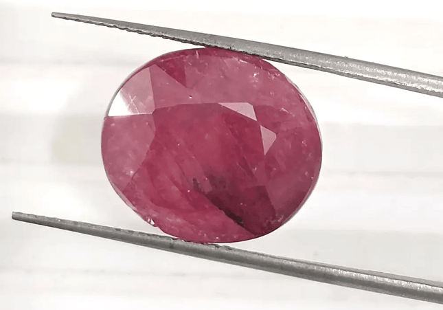 12.66ct African Ruby, Natural Untreared Gemstone - SMSGEMS 