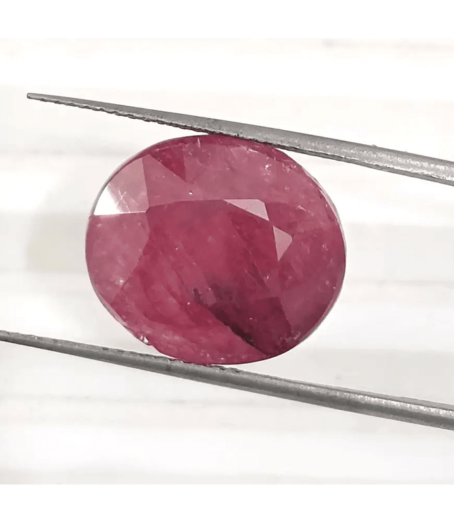 12.66ct African Ruby, Natural Untreared Gemstone - SMSGEMS 