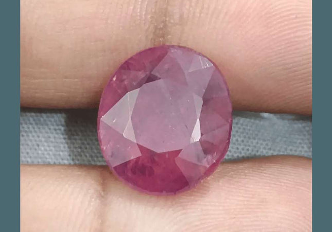 12.66ct African Ruby, Natural Untreared Gemstone - SMSGEMS 