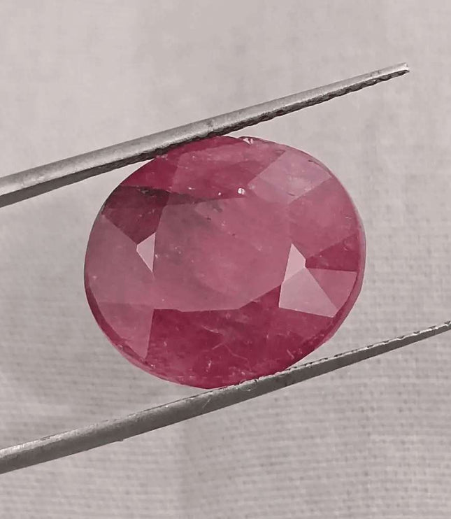 12.66ct African Ruby, Natural Untreared Gemstone - SMSGEMS 