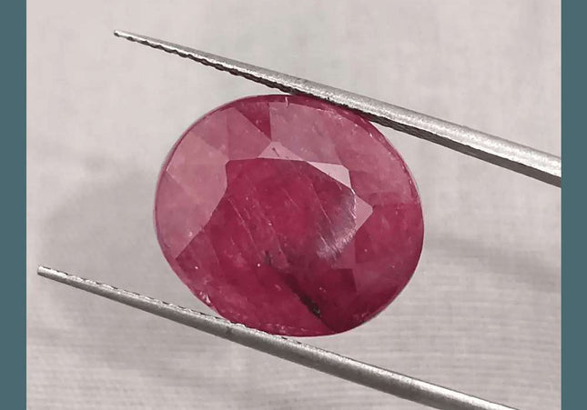 12.66ct African Ruby, Natural Untreared Gemstone - SMSGEMS 