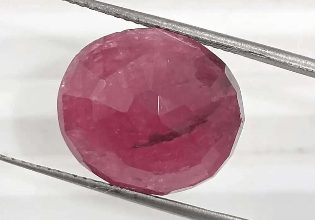 12.66ct African Ruby, Natural Untreared Gemstone - SMSGEMS 