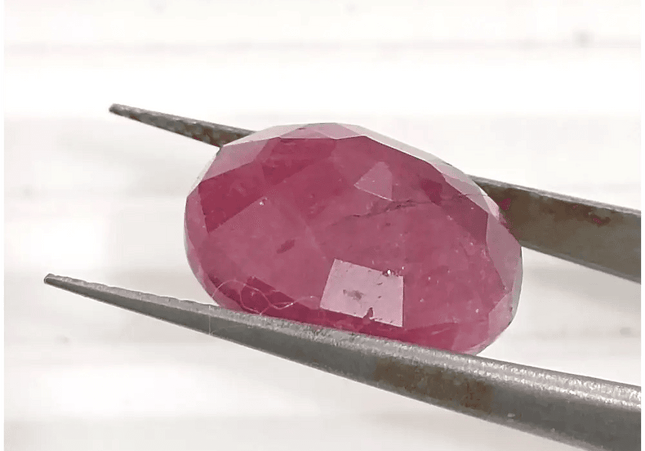 12.66ct African Ruby, Natural Untreared Gemstone - SMSGEMS 
