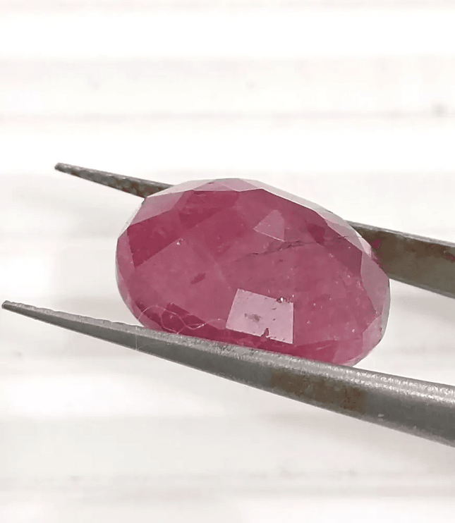 12.66ct African Ruby, Natural Untreared Gemstone - SMSGEMS 