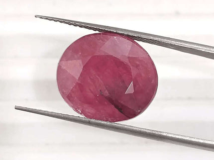 12.66ct African Ruby, Natural Untreared Gemstone - SMSGEMS 