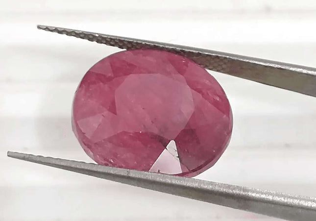 12.66ct African Ruby, Natural Untreared Gemstone - SMSGEMS 