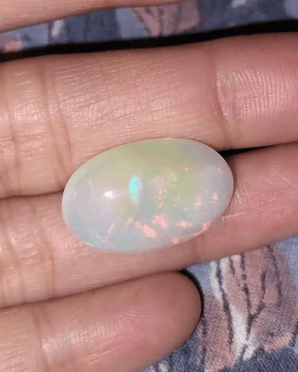 12.73ct Ethiopian Welo Mine Opal , 100% Natural Untreated Gemstone - SMSGEMS 
