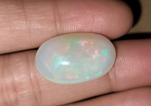 12.73ct Ethiopian Welo Mine Opal , 100% Natural Untreated Gemstone - SMSGEMS 