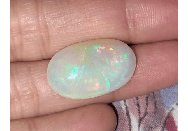 12.73ct Ethiopian Welo Mine Opal , 100% Natural Untreated Gemstone - SMSGEMS 