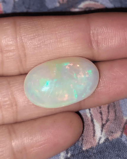 12.73ct Ethiopian Welo Mine Opal , 100% Natural Untreated Gemstone - SMSGEMS 