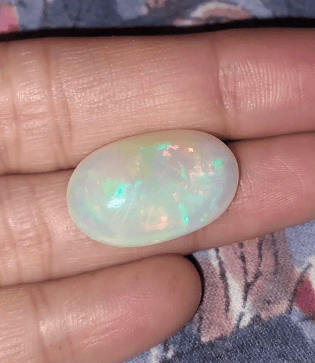 12.73ct Ethiopian Welo Mine Opal , 100% Natural Untreated Gemstone - SMSGEMS 