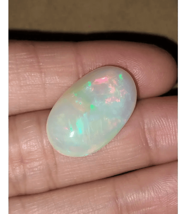 12.73ct Ethiopian Welo Mine Opal , 100% Natural Untreated Gemstone - SMSGEMS 