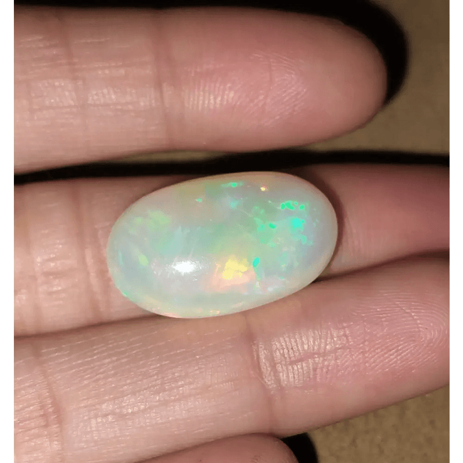 12.73ct Ethiopian Welo Mine Opal , 100% Natural Untreated Gemstone - SMSGEMS 