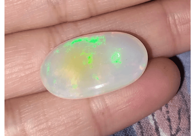 12.73ct Ethiopian Welo Mine Opal , 100% Natural Untreated Gemstone - SMSGEMS 