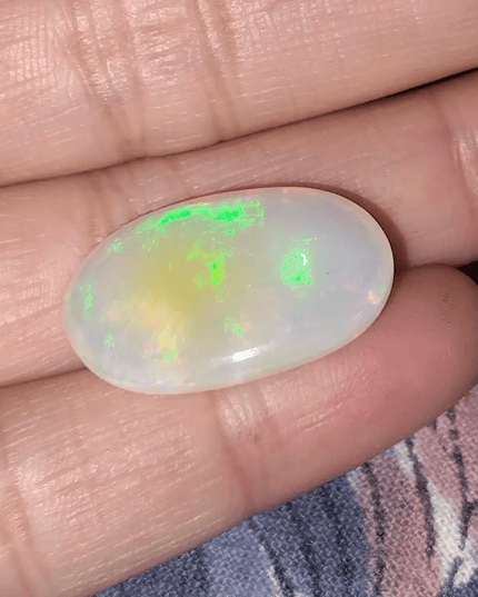 12.73ct Ethiopian Welo Mine Opal , 100% Natural Untreated Gemstone - SMSGEMS 