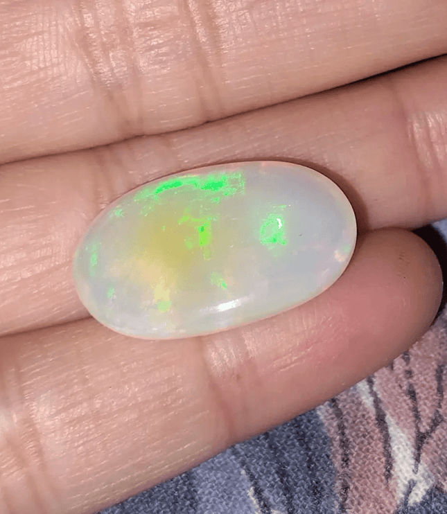 12.73ct Ethiopian Welo Mine Opal , 100% Natural Untreated Gemstone - SMSGEMS 