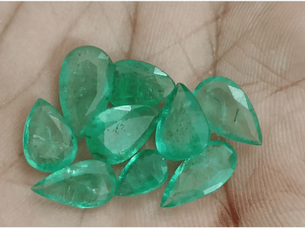 13.45ct Zambian Emerald Lot, Natural Gemstones - SMSGEMS 