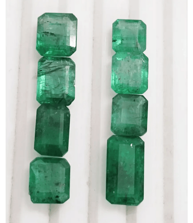 14.07ct Emerald Parcel, 100% Natural Gems - SMSGEMS 