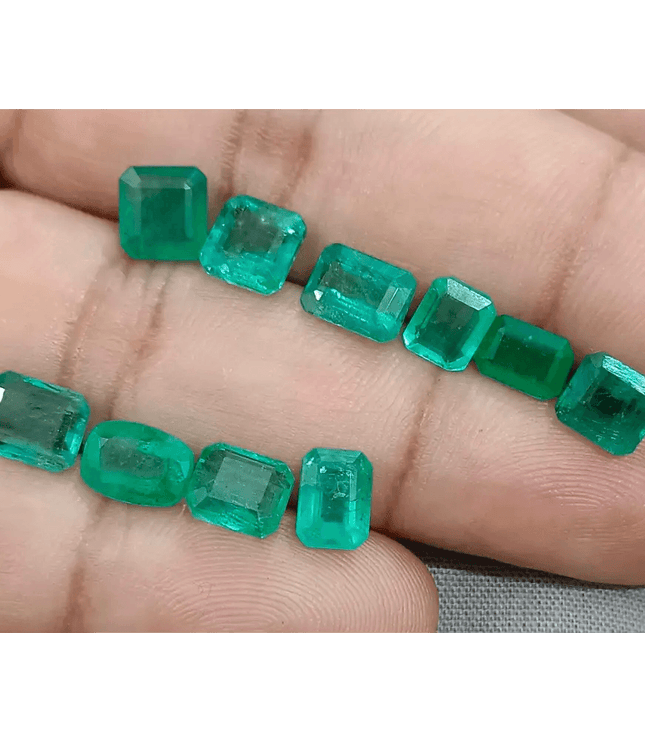 14.27ct Good Quality Emerald Parcel, 100% Natural Gemstones - SMSGEMS 