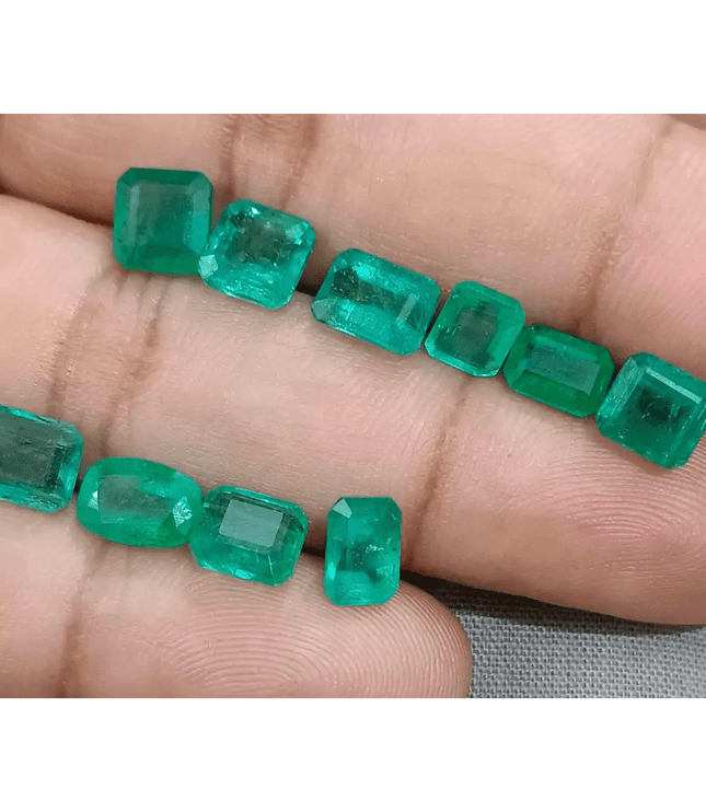 14.27ct Good Quality Emerald Parcel, 100% Natural Gemstones - SMSGEMS 