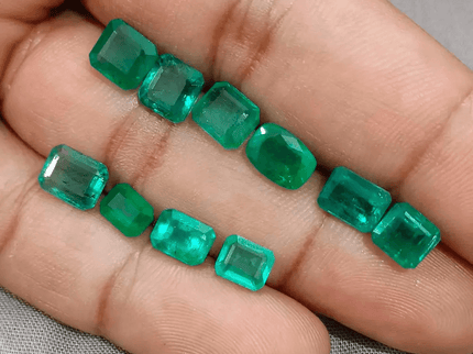 14.27ct Good Quality Emerald Parcel, 100% Natural Gemstones - SMSGEMS 