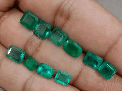 14.27ct Good Quality Emerald Parcel, 100% Natural Gemstones - SMSGEMS 