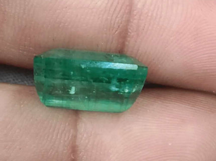 13.80ct Natural Swat Emerald Medium Light Green - SMSGEMS 