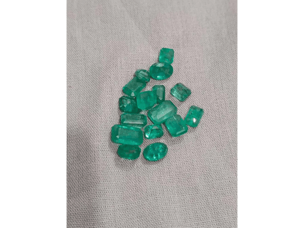 15.48ct Nice Quality Emerald Parcel, 100% Natural Gemstones - SMSGEMS 