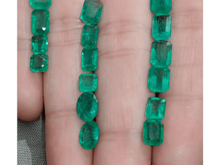 15.48ct Nice Quality Emerald Parcel, 100% Natural Gemstones - SMSGEMS 