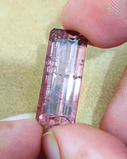 19.44ct Burgundy Red Rubellite Tourmaline, 100% Natural Untreated Gemstone. - SMSGEMS 